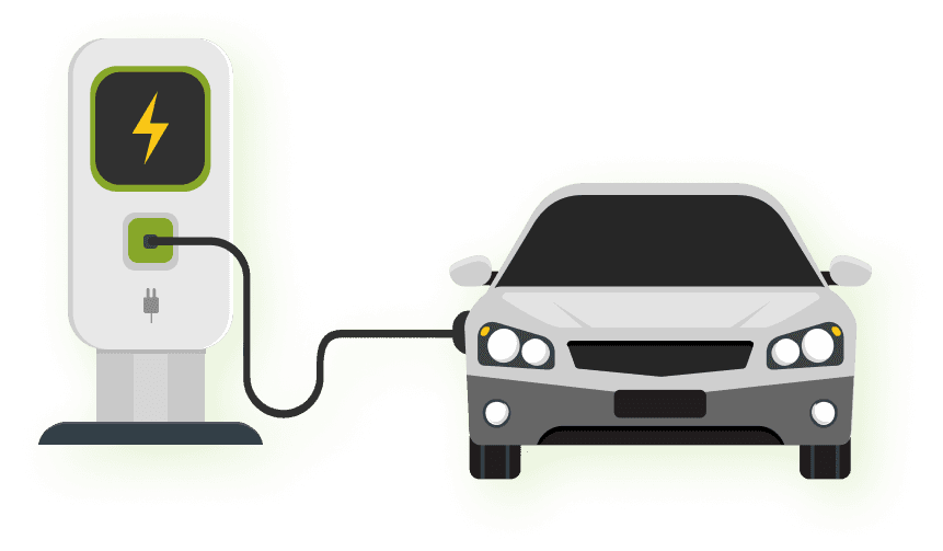 PlugMap app interface displaying nearby EV charging stations